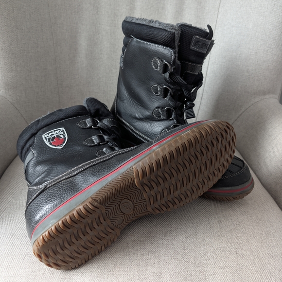 Men's Superfit Snow Boots Black/Gum Size 11 - Picture 4 of 6